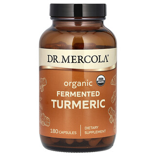 Dr. Mercola, 有机发酵姜黄，180 粒胶囊