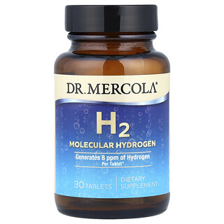 Dr. Mercola, Hidrogen molecular H2, 30 de comprimate (80 mg per comprimat)