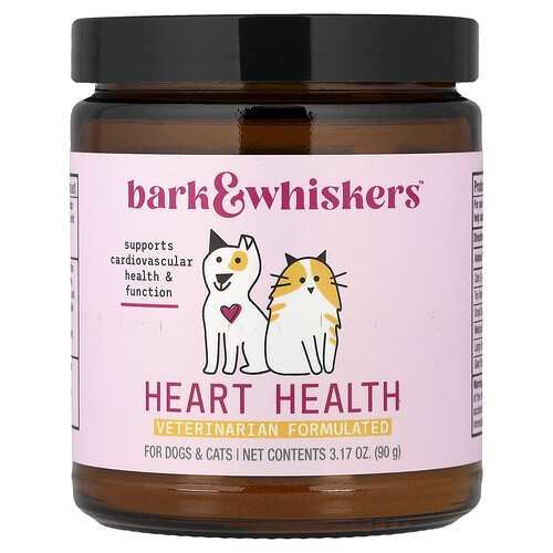 Dr. Mercola, Bark & Whiskers™, Heart Health, For Dogs & Cats, 3.17 oz (90 g)