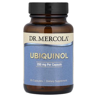 Product Image for Dr. Mercola, Ubiquinol, 200 mg, 30 Capsules