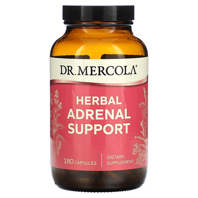 Dr. Mercola, Växtbaserat binjurestöd, 180 kapslar