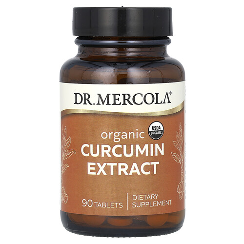 Dr. Mercola, Ekologiskt kurkuminextrakt, 90 tabletter