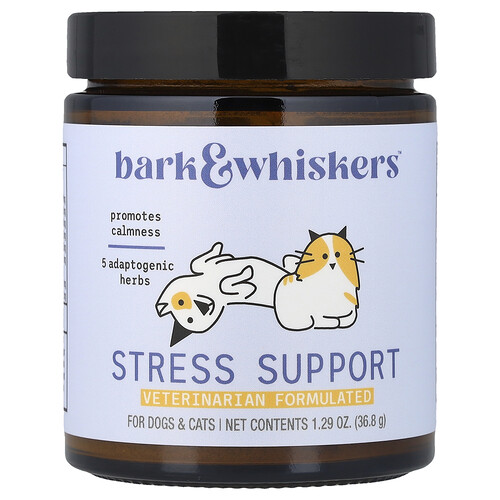 Dr. Mercola, Bark & Whiskers™, Stress Support, For Dogs & Cats, 1.29 oz (36.8 g )