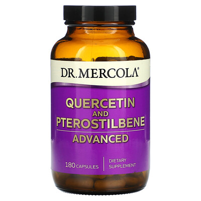 Product Image for Dr. Mercola, Quercetin and Pterostilbene, Advanced, 180 Capsules