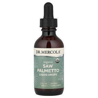 Dr. Mercola, Gotas líquidas de palma enana americana orgánica, 60 ml (2 oz. líq.)