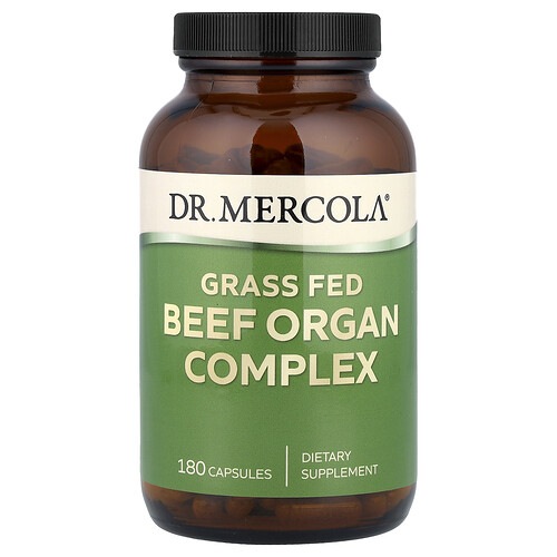 Dr. Mercola, Organ-Komplex von grasgefütterten Rindern, 180 Kapseln