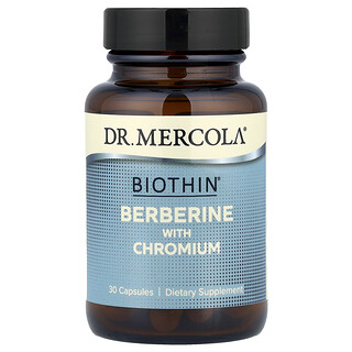 Dr. Mercola, Biothin®, Berberine with Chromium, Berberin mit Chrom, 30 Kapseln