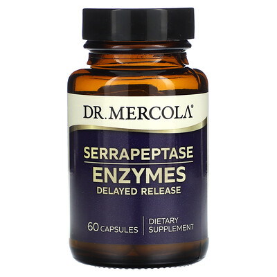 Product Image for Dr. Mercola, Serrapeptase Enzymes , 60 Capsules