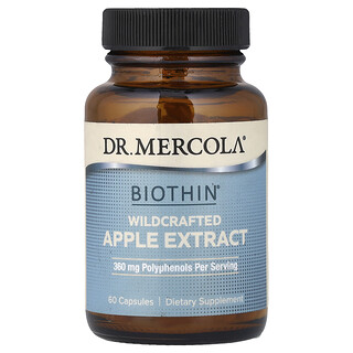 Dr. Mercola, Biothin®, extrakt z divokého jablka, 60 kapslí