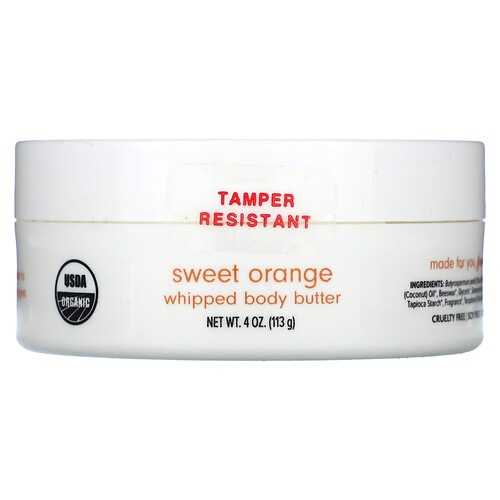 Dr. Mercola Ola Botanicals, Whipped Body Butter, Sweet Orange, 4 oz (113 g)