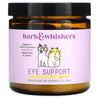 Dr. Mercola, Bark och morrhår™, ögonstöd, för hundar och katter, 5.71 oz (162 g)