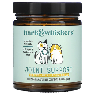 دكتور ميركولا‏, ™ Bark & Whiskers ، لدعم المفاصل ، للكلاب والقطط ، 1.69 أونصة (48 جم)
