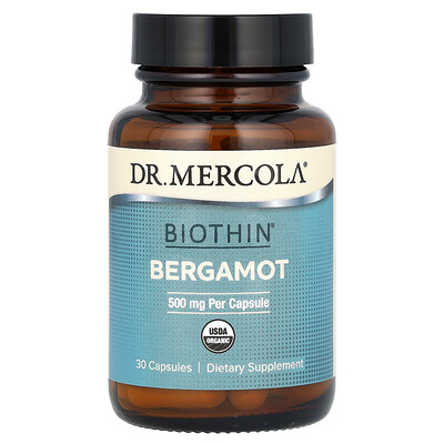 Product Image for Dr. Mercola, Biothin, Bergamot, 500 mg, 30 Capsules