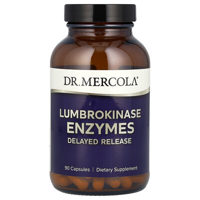 Dr. Mercola, Enzimas lumbroquinasa, 90 cápsulas