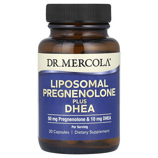 Dr. Mercola, 脂质体孕烯醇酮加 DHEA，30 粒胶囊