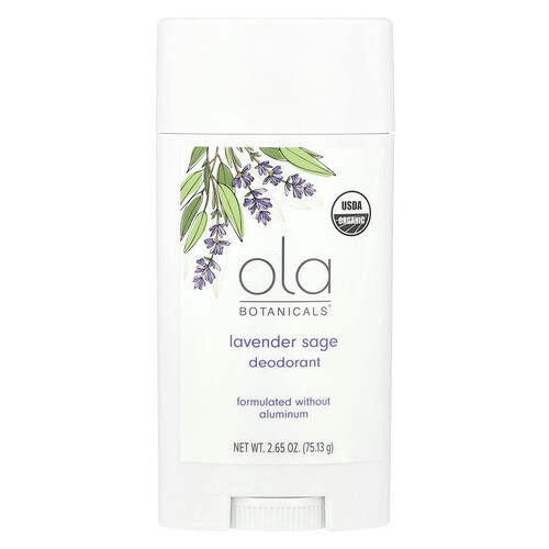 Dr. Mercola Ola Botanicals® Deodorant, Lavender Sage, 2.65 oz (75.13 g)