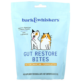 Dr. Mercola, Bark & Whiskers™, Gut Restore Bites, For Dogs & Cats, 6.34 oz (180 g)