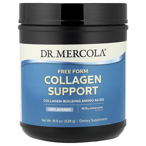 Dr. Mercola Free Form Collagen Support, Unflavored, 18.6 oz (528 g)