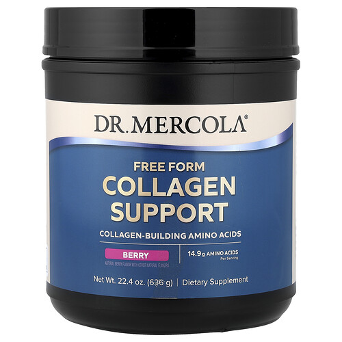 Dr. Mercola Free Form Collagen Support, Berry, 22.4 oz (636 g)