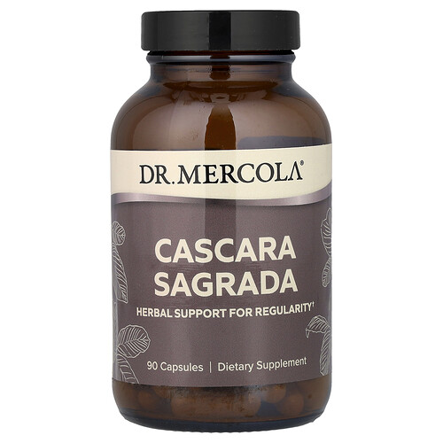 Dr. Mercola Cascara Sagrada, 90 Capsules (308 mg per Capsule)