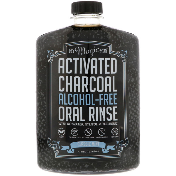 My Magic Mud, Activated Charcoal, AlcoholFree Oral Rinse, Classic Mint