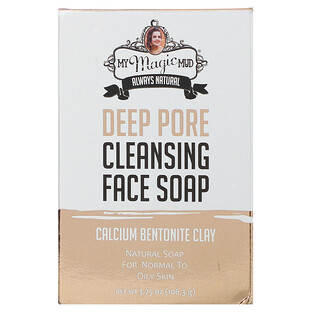 My Magic Mud, Deep Pore Cleansing Face Soap, Calcium Bentonite Clay, 3.75 oz (106.3 g)