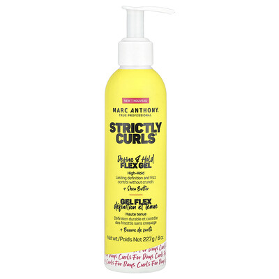 Marc Anthony, Strictly Curls®, Define & Hold Flex Gel, 8 Oz (227 G)