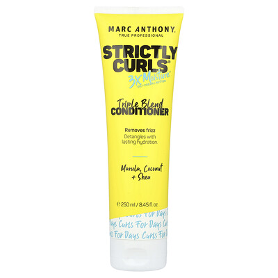 Marc Anthony, Strictly Curls®, Acondicionador de triple mezcla, 250 ml (8,45 oz. líq.)