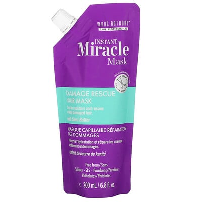Купить Marc Anthony Instant Miracle Mask, маска для волос, восстанавливающая поврежденные волосы, 200 мл (6, 8 жидк. Унции)