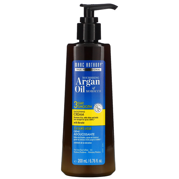 Argan Oil of Morocco, Smoothing Cream, 6.76 fl oz (200 ml)