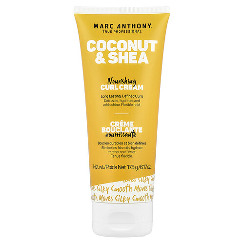Marc Anthony, Nourishing Curl Cream, Coconut & Shea, Flexible Hold, 6.17 oz (175 g)