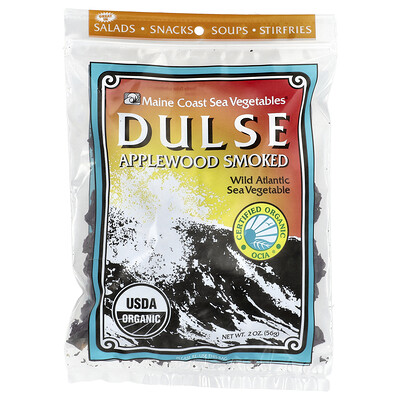 Product Image for Maine Coast Sea Vegetables, Dulse, Applewood Smoked, 2 oz (56 g)
