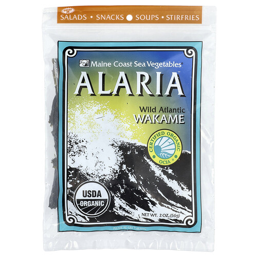 Maine Coast Sea Vegetables Alaria, Wild Atlantic Wakame, 2 oz (56 g)