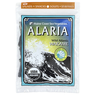 Maine Coast Sea Vegetables, Alaria, Wild Atlantic Wakame, 2 oz (56 g)