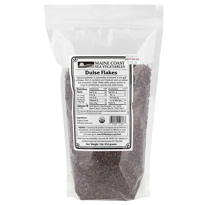 Product Image for Maine Coast Sea Vegetables, Dulse Flakes, 1 lb (454 g)
