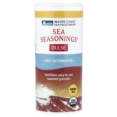 Maine Coast Sea Vegetables, Sea Seasonings®, Dulse, 43 g (1,5 oz)