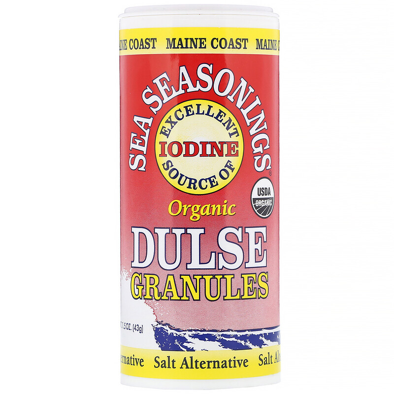 Maine Coast Sea Vegetables, Organic, Sea Seasonings, Dulse Granules, 1. ...