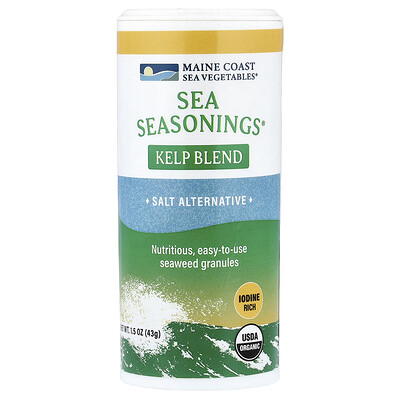 Maine Coast Sea Vegetables, Sea Seasonings®, Mezcla de kelp, 43 g (1,5 oz)
