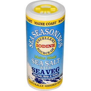 Отзывы о Мэйн Коаст Си Веджитаблс, Sea Seasonings, Sea Salt with Sea Veg, 1.5 oz (43 g)
