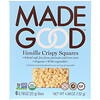 MadeGood, Organic, Crispy Squares, Vanilla, 6 Bars, 0.78 oz (22 g) Each