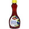 Madhava Natural Sweeteners, Органический сироп для блинов из черники и агавы, 11,75 жидких унций (347 мл)