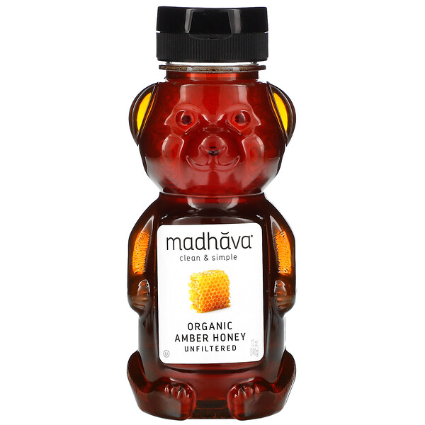 Organic Amber Honey, 12 oz (340 g)