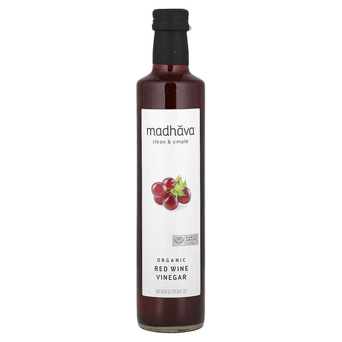 Madhava, Organic Red Wine Vinegar, 16.9 fl oz