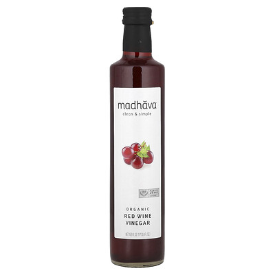 Madhava, Organic Red Wine Vinegar, 16.9 fl oz