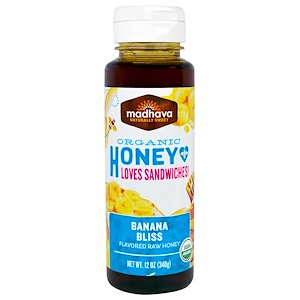 Отзывы о Мэдхауа Нэчурал Суитнэрс, Organic Honey Loves Sandwiches, Banana Bliss, 12 oz (340 g)