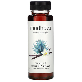 Madhava Natural Sweeteners, Agave orgánico, vainilla, 11.75 oz (333 g)