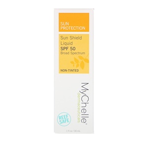 Отзывы о Май Шелл Дермасьютикалс, Sun Shield Liquid, SPF 50, Non-Tinted, 1 fl oz (30 ml)