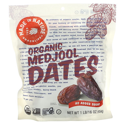 

Made in Nature Organic Medjool Dates 1 lb (454 g)