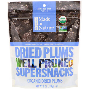 Отзывы о Маде ин натуре, Organic Dried Plums, Well Pruned Supersnacks, 6 oz (170 g)