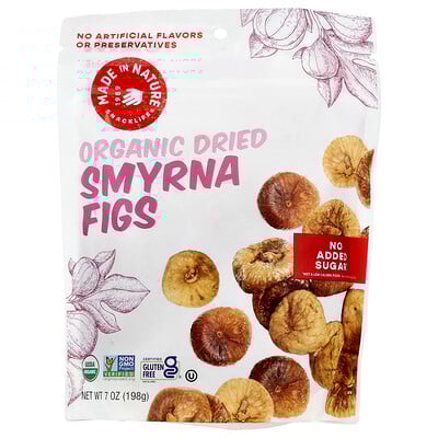 Product Image for Made in Nature, Organic Dried Smyrna Figs, 7 oz (198 g)
